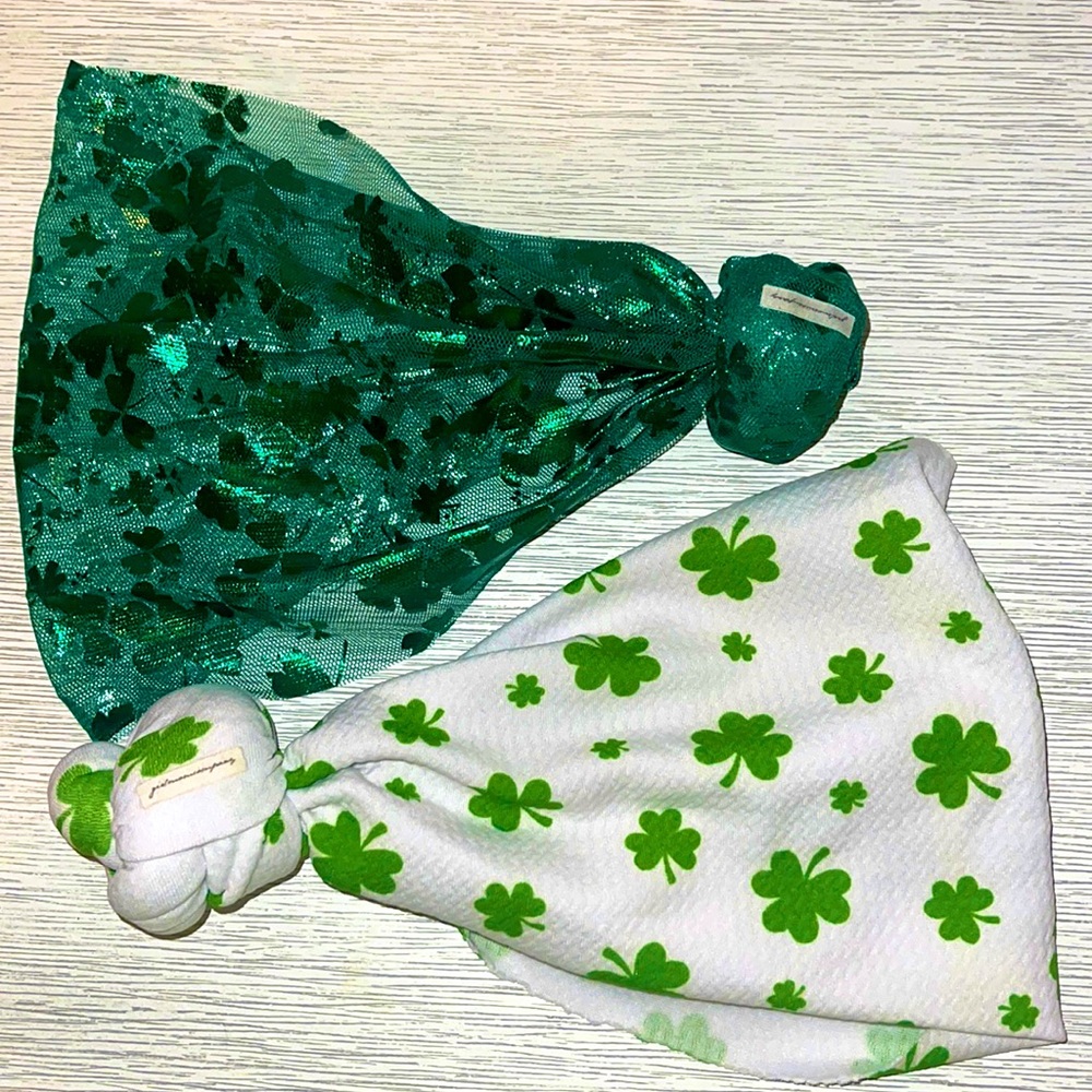 2 GMC topknots for St Patrick’s Day. Both 17”